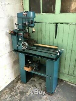 Clarke Cl500 Lathe And Mill With Stand 