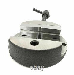 100mm 4 Rotary Table With 4 Round Vise Vice Fixing T Nuts METALWORKING MILLING
