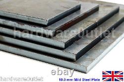 10mm MILD STEEL PLATE SHEET 3/8 Metalwork Fixing Leveling Metal Welding