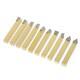 10pc Set Brazed Milling Cutter Tools For Cnc Lathe Welding Turning Tool D