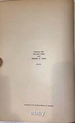1927,1st, ESSENTIALS OF METALWORKING, by EDWARD BERG & BRISTOL E. WING