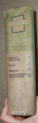 1938 SWEET's CATALOG FILE Metals Metalwork Doors Windows Hardware Art Deco Book