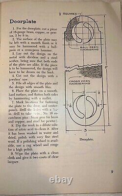 1953, 1st Ed, WOOD AND ART METAL, by HAROLD O. AKESON, ENGINEERING, METALWORKING