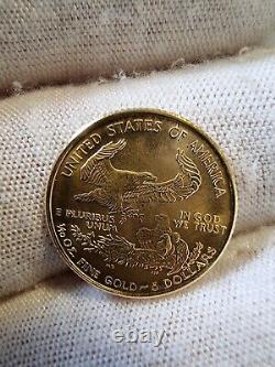 1999 1/10oz Tenth Ounce Gold American Eagle Coin