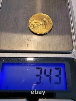 1999 1/10oz Tenth Ounce Gold American Eagle Coin