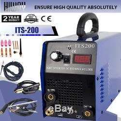 200A TIG/MMA Welder 2in1 Stainless Steel ARC Welding Machine & Torch &Consumable