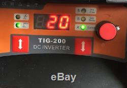 200amp Hf Start Tig DC Inverter Welder With Mma/arc/stick 2 In 1 + Complete Kit