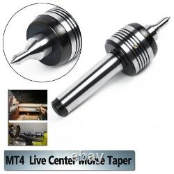 220x58mm Revolving lathe tool CNC Metalworking Silver Bearing Morse taper #4