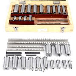 22Pcs HSS Metric Keyway Broach Set Metric Size Metalworking Tool 4mm 5mm 6mm 8mm