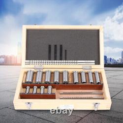 22Pcs HSS Metric Keyway Broach Set Metric Size Metalworking Tool 4mm 5mm 6mm 8mm