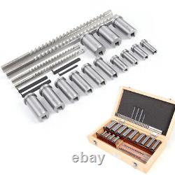 22Pcs HSS Metric Keyway Broach Set Metric Size Metalworking Tool 4mm 5mm 6mm 8mm