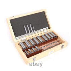 22Pcs HSS Metric Keyway Broach Set Metric Size Metalworking Tool 4mm 5mm 6mm 8mm