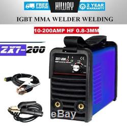 240V 200A IGBT INVERTER MMA/ARC Welder welding machine welding holder +cable
