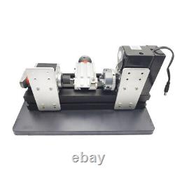 24W Tool CNC Metal Motorized Mini Metalworking Lathe Machine 20000rev/min 12VDC