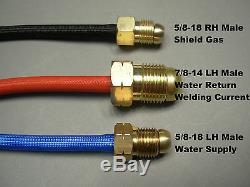 25' WP-20 Water Cooled Tig Torch Package Miller Syncrowave 250 330A/BP