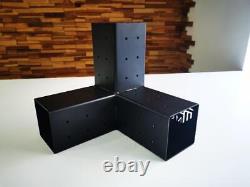 2x Modern Pergola Corner Bracket / Metal Work 90x90mm- 16 gauge, E-coated / CNC