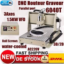 3/4 Axis 6040 3040 6090 CNC Router 3D Metal Working Engraver Milling Machine