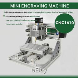 3 Axis CNC Router Mini Wood Carving machine 1610 Pcb Milling