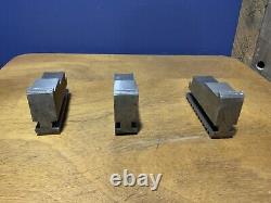 3 Lathe chuck jaws No 655 metalworking Possible For pratt burnerd Or Colchester