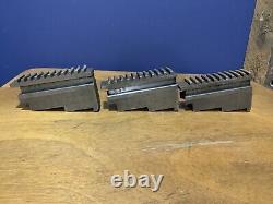 3 Lathe chuck jaws No 655 metalworking Possible For pratt burnerd OrColchester