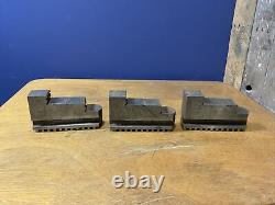 3 Lathe chuck jaws No220 metalworking Possible For pratt burnerd or Colchester