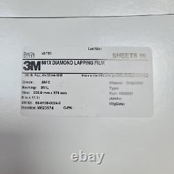 3m diamond lapping film 661x 51111 10 sheets 9 in x 11 in, Sharping tools