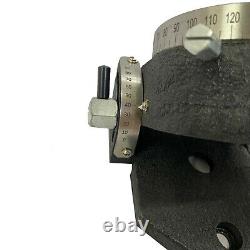 4 Inch Precision Tilting Rotary Table HV 4 Slots 100mm for Milling Metalworking