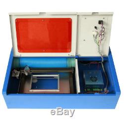 40W CO2 USB Laser Engraving Cutting Machine Engraver Cutter Wood Working Crafts