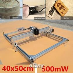 40X50CM DIY Logo Laser Engraving Machine 500mW Marking Wood Printer Engraver