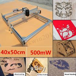 40X50CM DIY Logo Laser Engraving Machine 500mW Marking Wood Printer Engraver