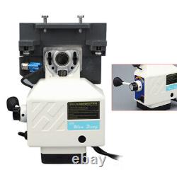 450in-lb X Axis Power Feed Horizontal Milling Machine Metalworking 200RPM 220V