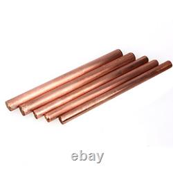 50-500mm Length Copper Round Bar Rod Milling Welding Metalworking Dia. 6/8-80mm