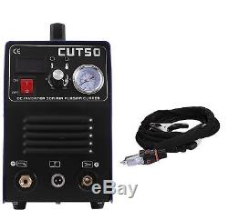 50A CUT50 14mm Cut HF Start Plasma Cutter, Everything Included, with consumables