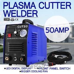 50Amp Plasma Cutter 60% Duty Plasma Cutting Torch & Consumables 14mm Cut CUT-50