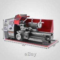 600W Mini Metal Turning Lathe Woodworking Machine 2500RPM Automatic Milling