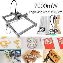 7000mW CNC Laser Graviermaschine Drucker Graviergerät Engraving Gravur DIY Kit