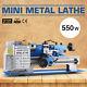 7x12 Mini Metal Lathe Metalworking Woodworking Gears Motorized Milling Good