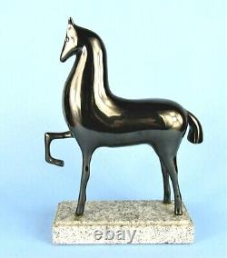 Art Deco Etruscan Horse Sculpture Silvestri Metal Statue Boris Lovet-lorski Type