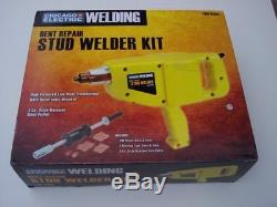 Auto body Electric Stud Welder Gun Dent Repair Kit With Slide Hammer & Nails NEW