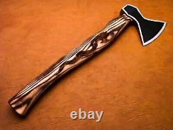 Azzuro Handmade High Carbon Steel Viking Axe Camping Craft Etched KH-01