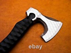 Azzuro Handmade High Carbon Steel Viking Axe Camping Craft Etched KH-06