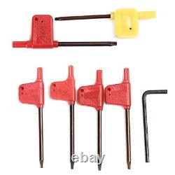 Bar Lathe Tool Wrench Metalworking Accessory Tool Boring T8 42cr Kit Set