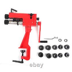 Bench Clip Swager Rotary Metal Tool Bead Roller Former Metalwork Bending Machine