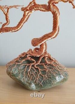 Bonsai Tree Copper Wire Sculpture
