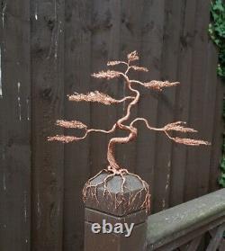 Bonsai Tree Copper Wire Sculpture