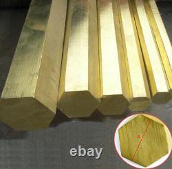Brass Solid Hex Bar Hexagonal Rod S=12-30mm, Long 200/500mm CNC Metalworking DIY