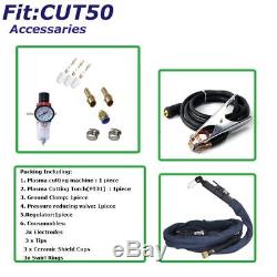 CUT50 Plasma Cutter 50A Inverter DIGITAL & Accessories 230V & Torches 1-12mm Cut
