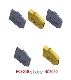 Carbide Inserts Slotted Parting Grooving Metal Lathe Turning PC9030 NC3030