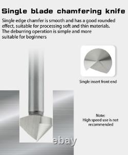 Chamfering Countersink Screw Deburring Drill High-speed Steel Shank 90-degree