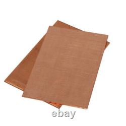 DIY 99.9% Pure Copper Plate 0.8-4mm Thick Metal Sheet Craft Model Material Soft